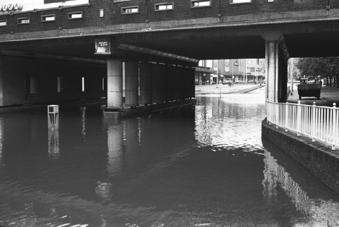 Wateroverlast 1978 in Eindhovense tunnels